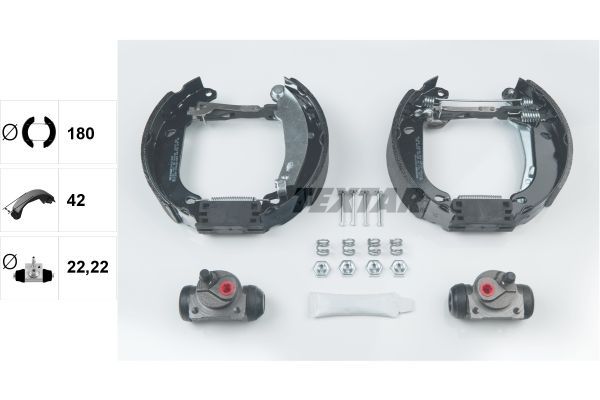 Stabdžių trinkelių komplektas TEXTAR 84037400