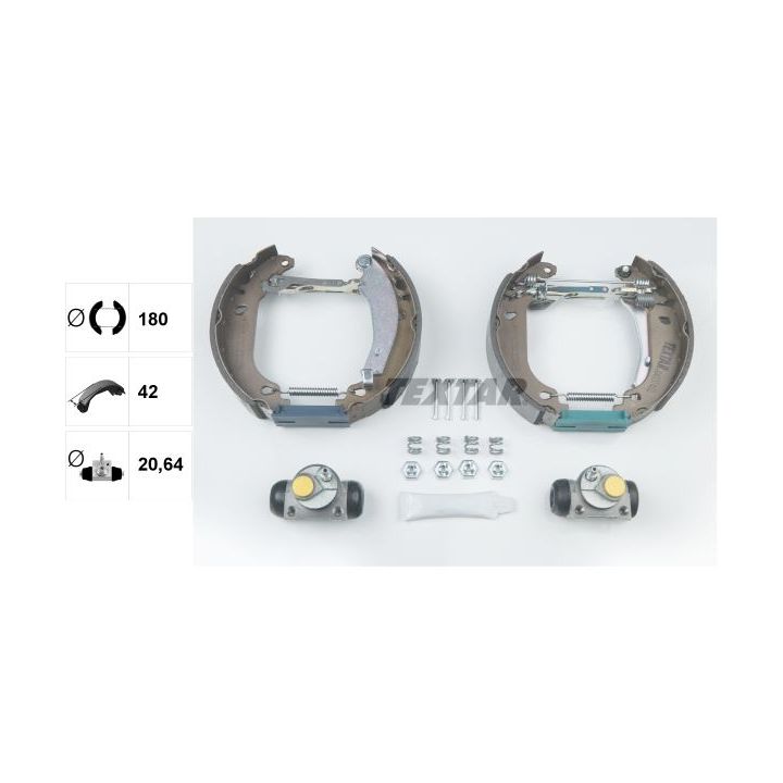 Stabdžių trinkelių komplektas TEXTAR 84037402