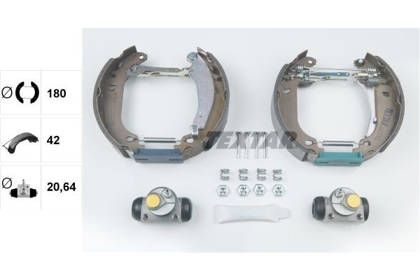 Stabdžių trinkelių komplektas TEXTAR 84037402