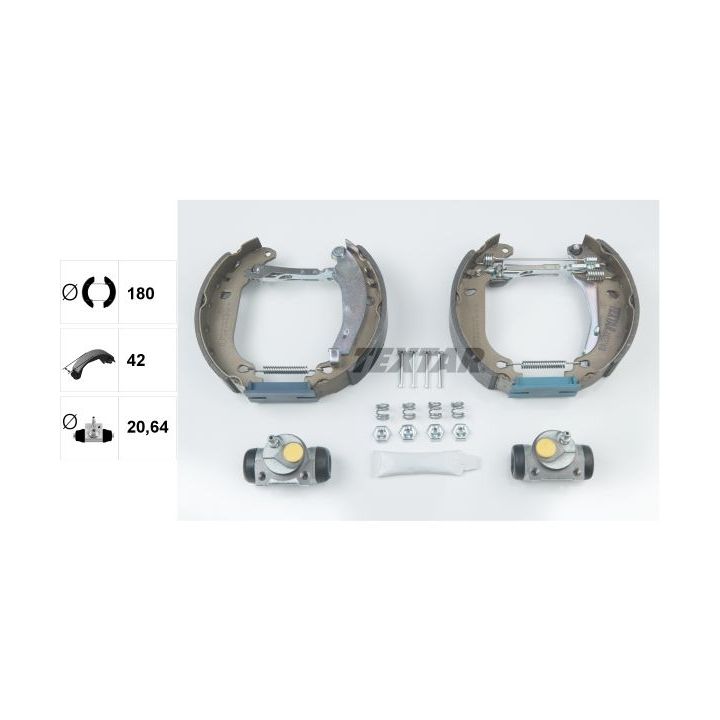 Stabdžių trinkelių komplektas TEXTAR 84037408