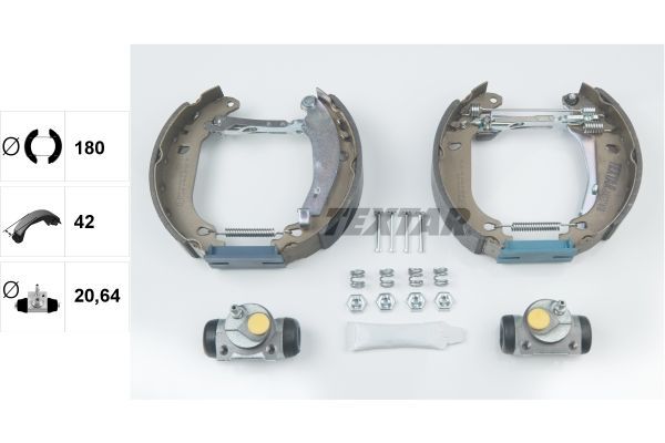 Stabdžių trinkelių komplektas TEXTAR 84037408