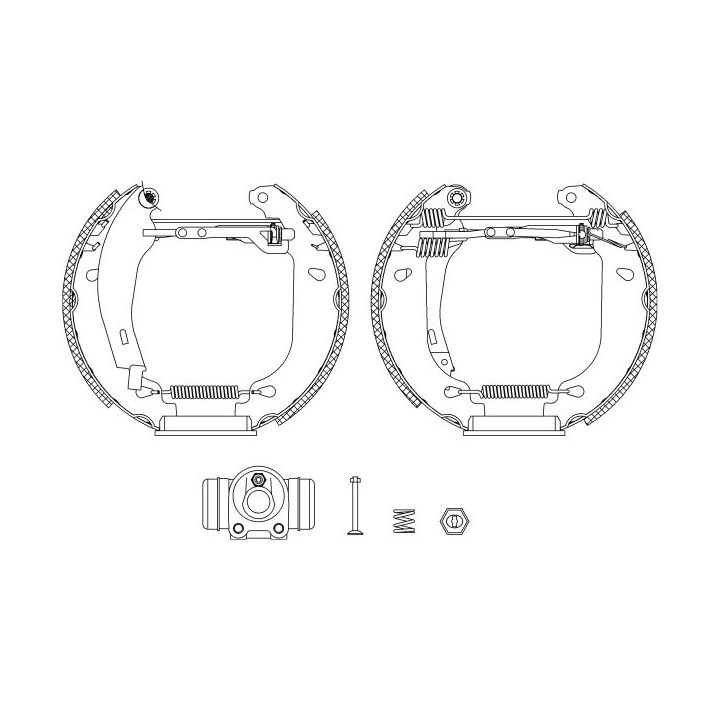 Stabdžių trinkelių komplektas TEXTAR 84037409