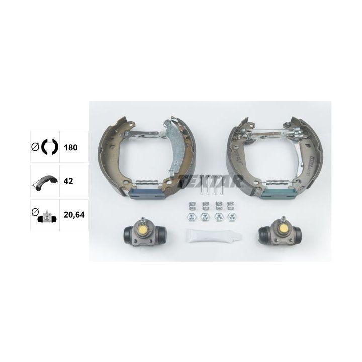 Stabdžių trinkelių komplektas TEXTAR 84037409