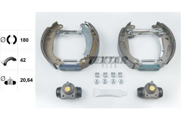 Stabdžių trinkelių komplektas TEXTAR 84037409