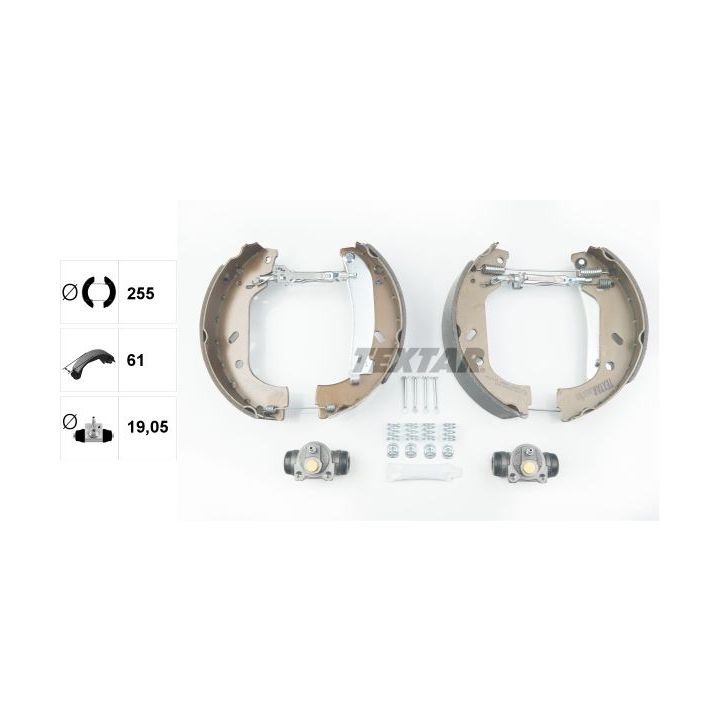 Stabdžių trinkelių komplektas TEXTAR 84047800