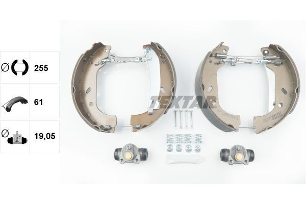 Stabdžių trinkelių komplektas TEXTAR 84047800