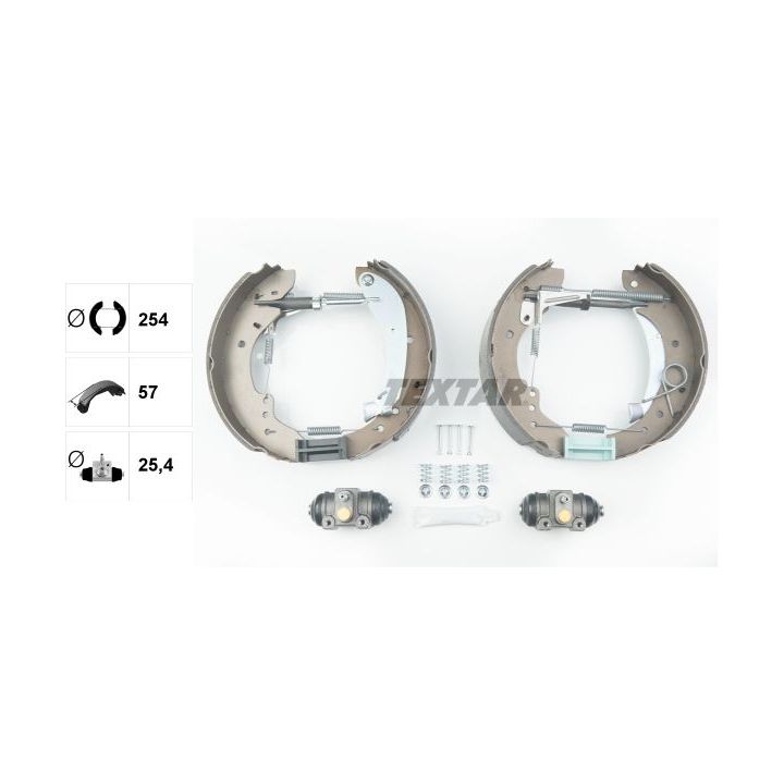 Stabdžių trinkelių komplektas TEXTAR 84047900