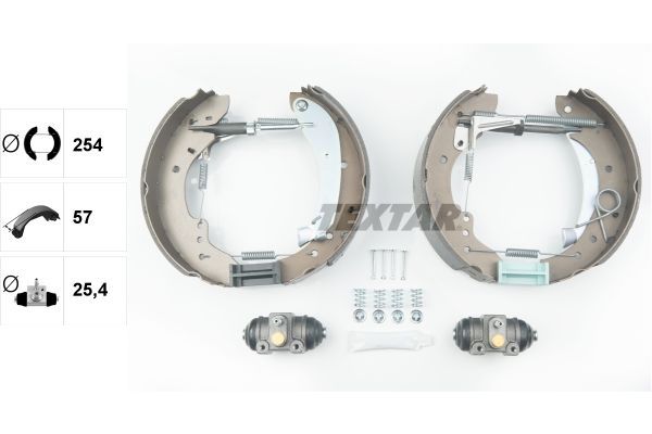 Stabdžių trinkelių komplektas TEXTAR 84047900