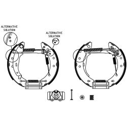 Stabdžių trinkelių komplektas TEXTAR 84048002