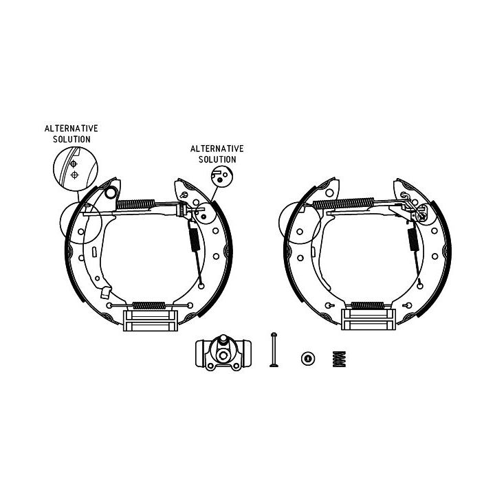 Stabdžių trinkelių komplektas TEXTAR 84048002