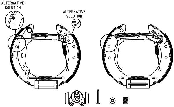 Stabdžių trinkelių komplektas TEXTAR 84048002