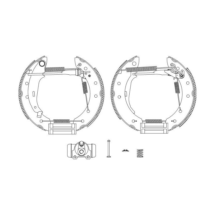 Stabdžių trinkelių komplektas TEXTAR 84048008