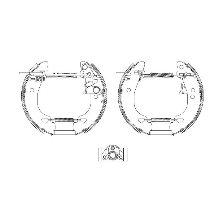 Stabdžių trinkelių komplektas TEXTAR 84048400