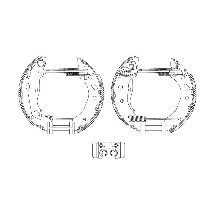 Stabdžių trinkelių komplektas TEXTAR 84048801