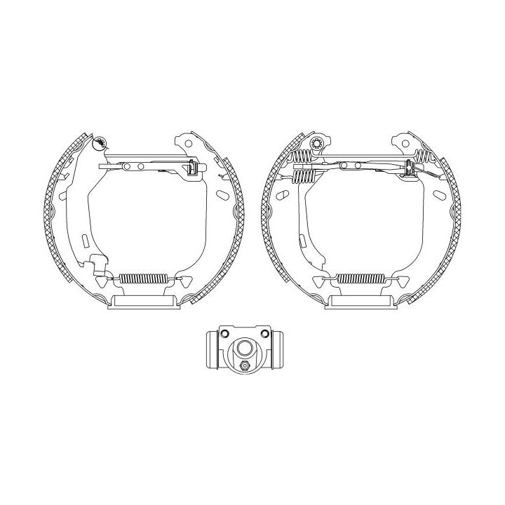 Stabdžių trinkelių komplektas TEXTAR 84049100