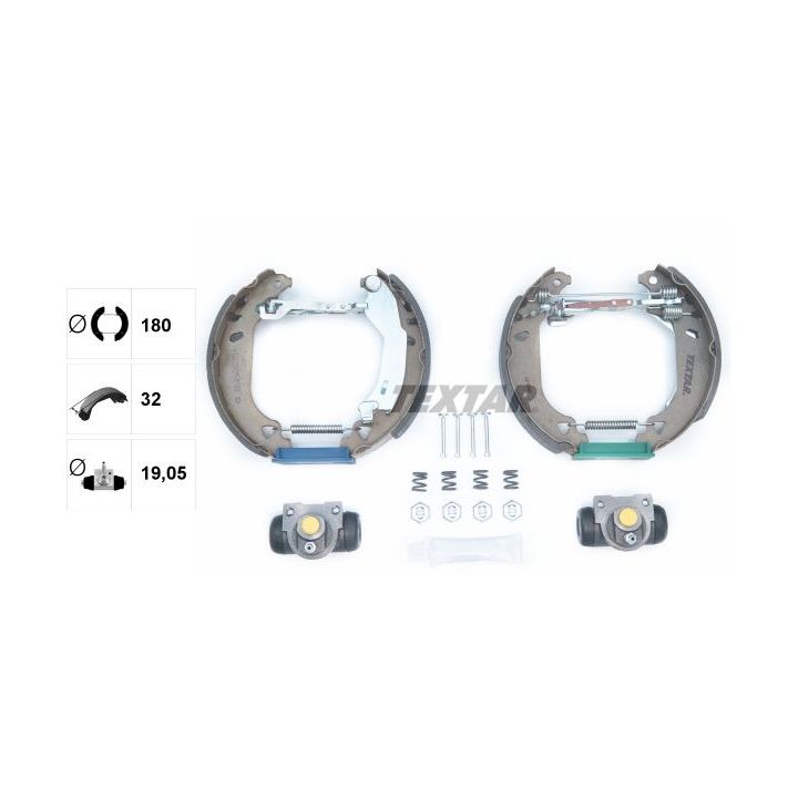 Stabdžių trinkelių komplektas TEXTAR 84049100