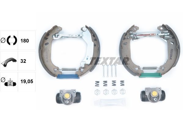 Stabdžių trinkelių komplektas TEXTAR 84049100