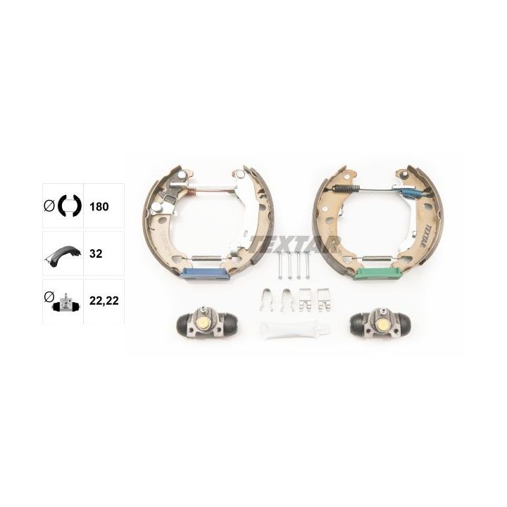 Stabdžių trinkelių komplektas TEXTAR 84049201