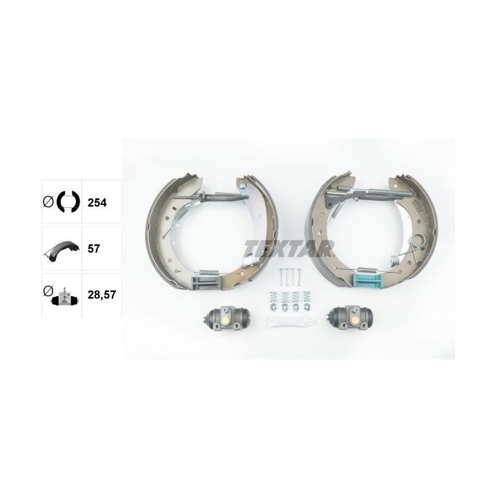 Stabdžių trinkelių komplektas TEXTAR 84049600