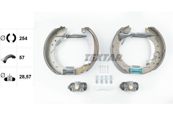 Stabdžių trinkelių komplektas TEXTAR 84049600