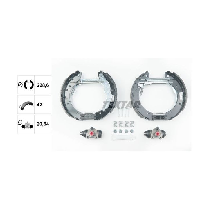 Stabdžių trinkelių komplektas TEXTAR 84050000