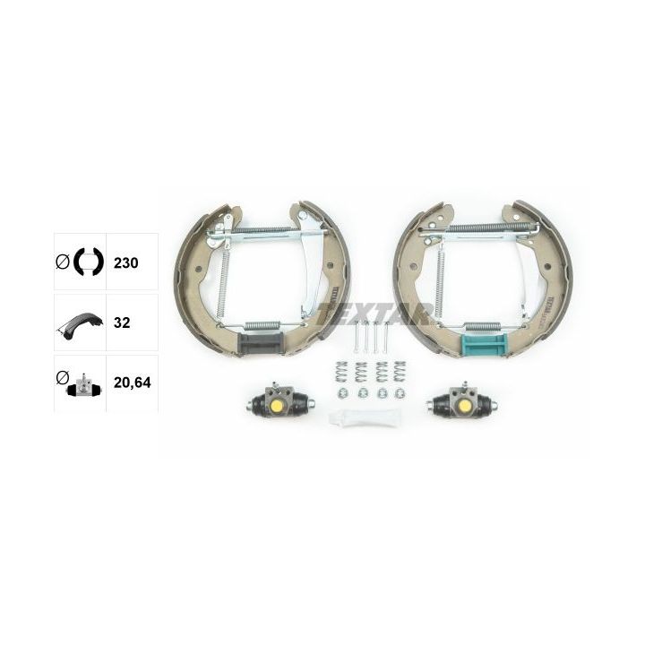 Stabdžių trinkelių komplektas TEXTAR 84052401