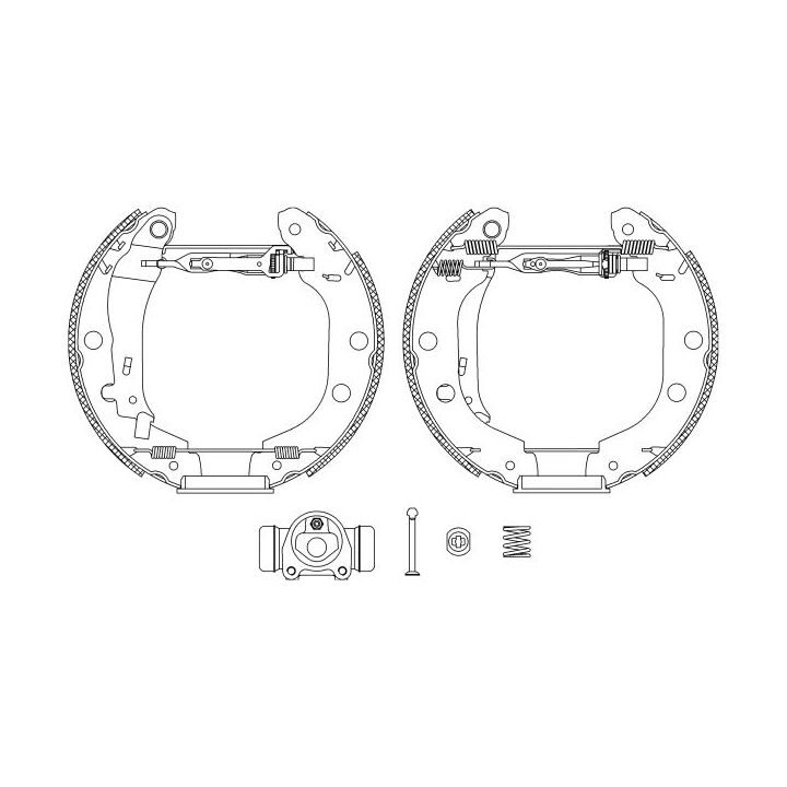 Stabdžių trinkelių komplektas TEXTAR 84052701