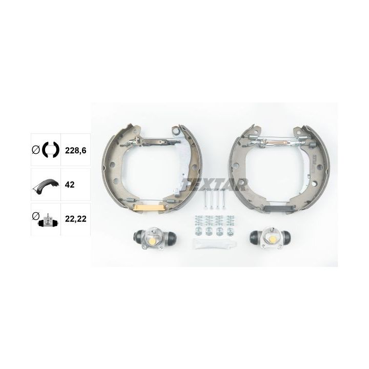 Stabdžių trinkelių komplektas TEXTAR 84052701