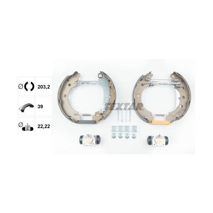 Stabdžių trinkelių komplektas TEXTAR 84052800