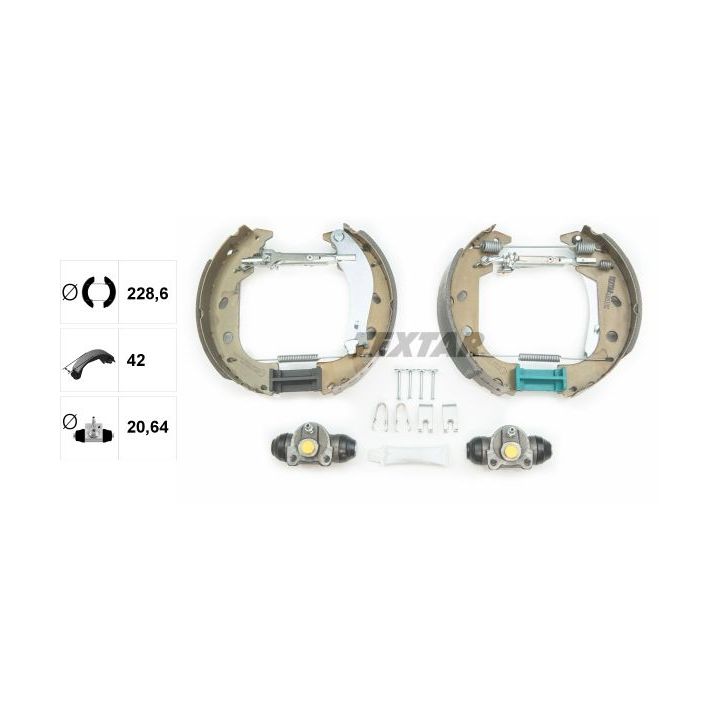 Stabdžių trinkelių komplektas TEXTAR 84053102