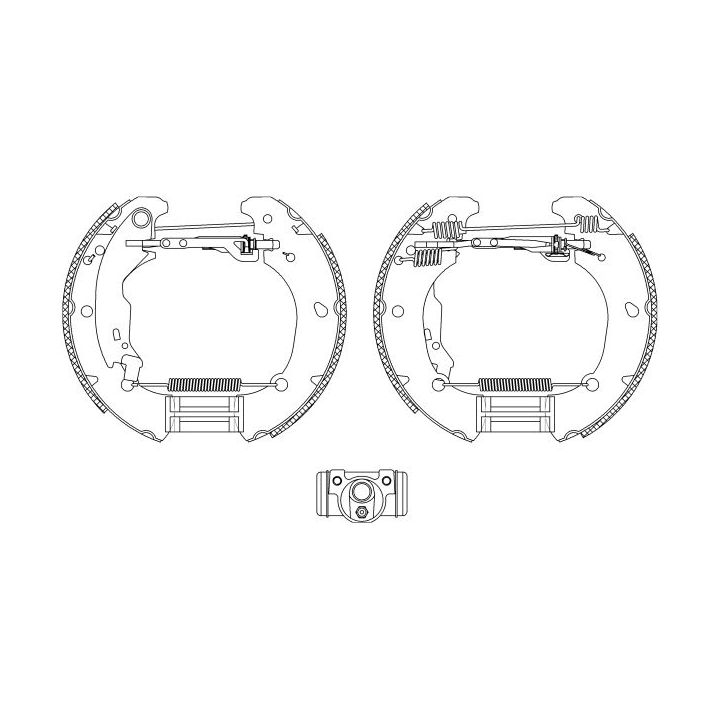 Stabdžių trinkelių komplektas TEXTAR 84053600