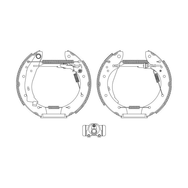 Stabdžių trinkelių komplektas TEXTAR 84053901