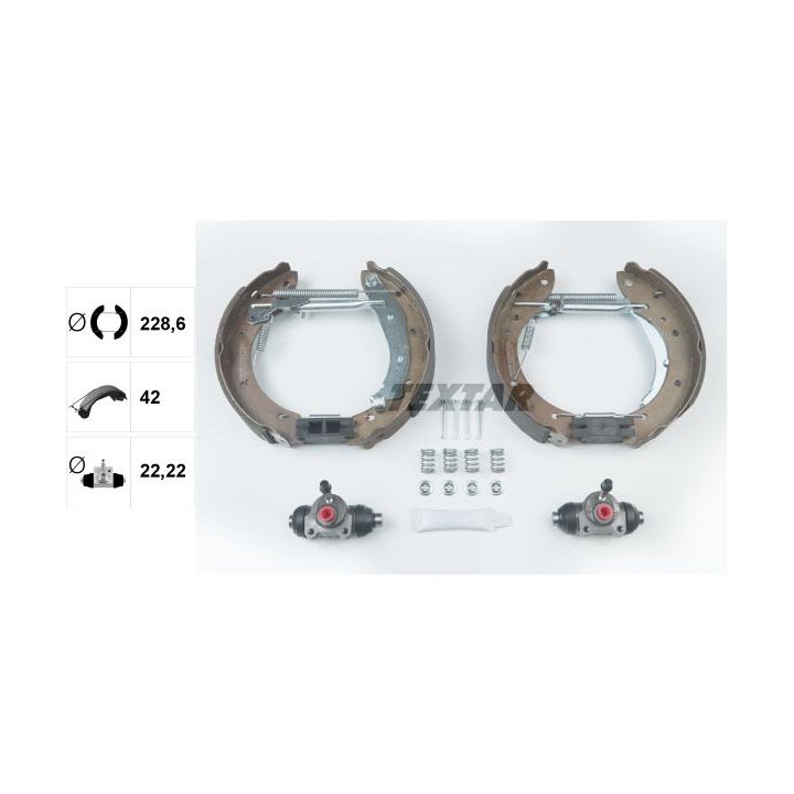 Stabdžių trinkelių komplektas TEXTAR 84053901