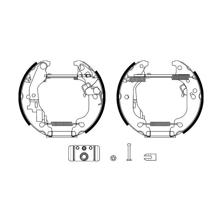 Stabdžių trinkelių komplektas TEXTAR 84054301