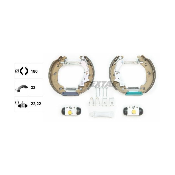 Stabdžių trinkelių komplektas TEXTAR 84054401