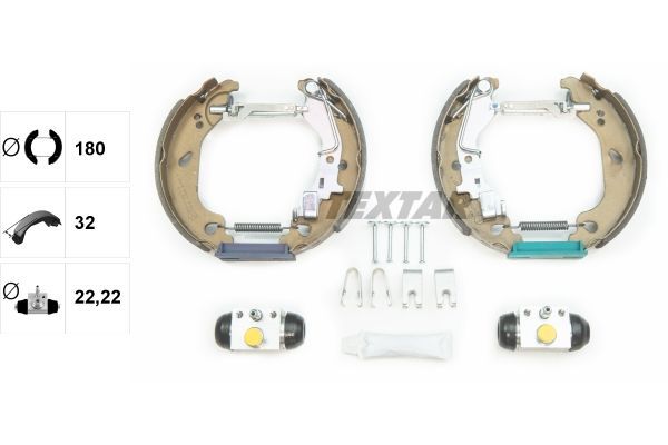 Stabdžių trinkelių komplektas TEXTAR 84054401