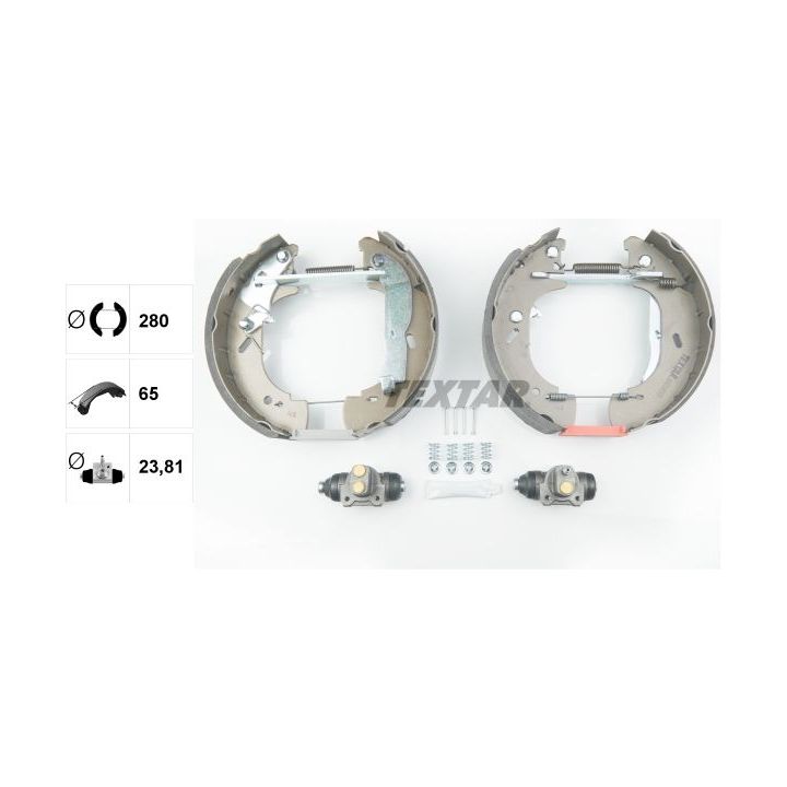 Stabdžių trinkelių komplektas TEXTAR 84054500