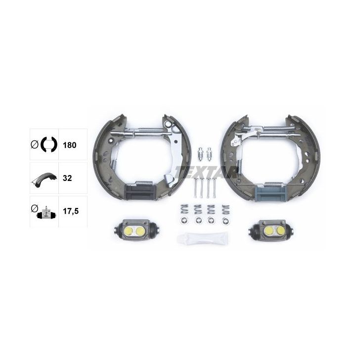 Stabdžių trinkelių komplektas TEXTAR 84056800