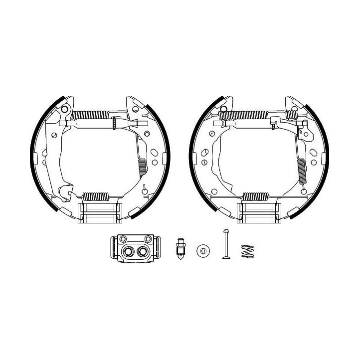 Stabdžių trinkelių komplektas TEXTAR 84056801