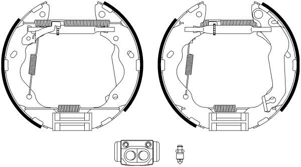 Stabdžių trinkelių komplektas TEXTAR 84059500