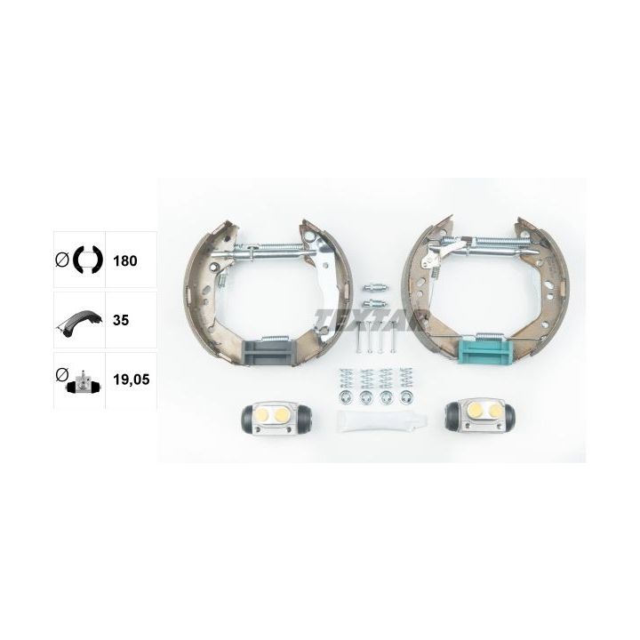 Stabdžių trinkelių komplektas TEXTAR 84059600