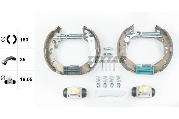 Stabdžių trinkelių komplektas TEXTAR 84059600