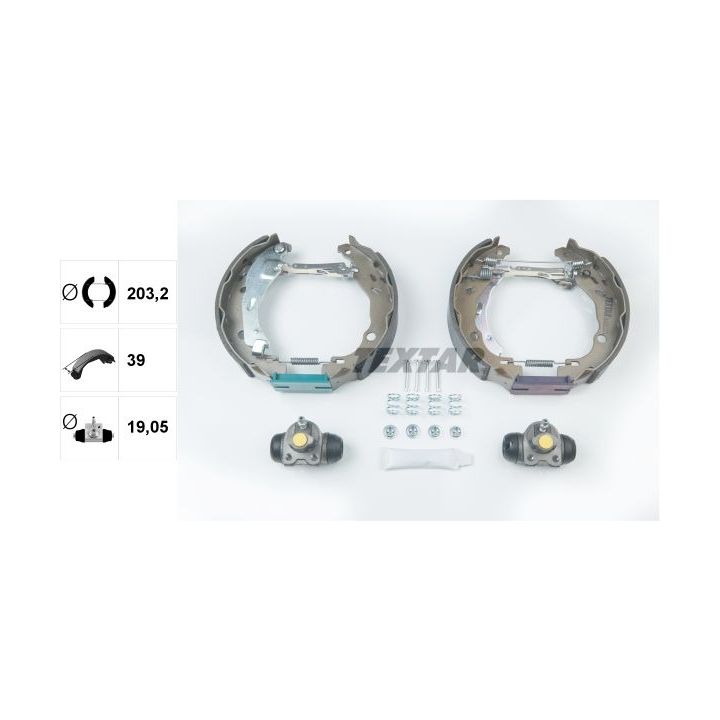 Stabdžių trinkelių komplektas TEXTAR 84060201