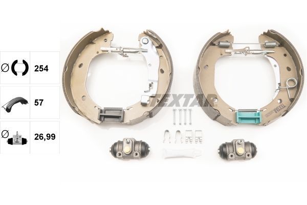 Stabdžių trinkelių komplektas TEXTAR 84060900