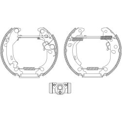 Stabdžių trinkelių komplektas TEXTAR 84061000