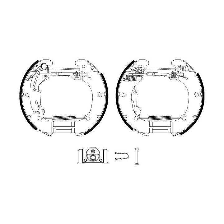 Stabdžių trinkelių komplektas TEXTAR 84061100