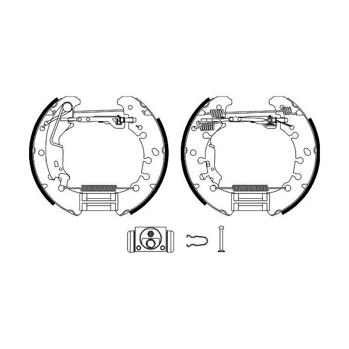 Stabdžių trinkelių komplektas TEXTAR 84061101