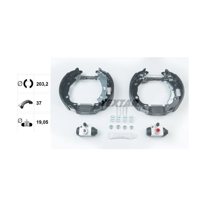 Stabdžių trinkelių komplektas TEXTAR 84061601