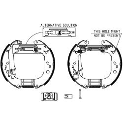 Stabdžių trinkelių komplektas TEXTAR 84062000
