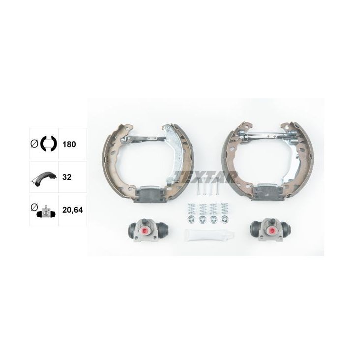 Stabdžių trinkelių komplektas TEXTAR 84064600